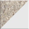 31-in X 22-in Cultured Marble Vanity Top with single white bowl for 4" Centerset Faucet, In Latte