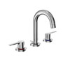 Toto(R) Lb Series Two Handle Widespread 1.2 Gpm Bathroom Sink Faucet With Drain Assembly, Polished Chrome