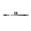 Toto(R) G Series(R) 2.5 Gpm Single Spray 12 Inch Round Showerhead With Comfort Wave(R), Polished Nickel