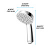 Toto(R) L Series 1.75 Gpm Multifunction 4 Inch Classic Handshower, Polished Chrome