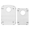 31.375-in x 20.5-in x 9.5-in Granite 1-3/4 D-Shape Double Undermount Kitchen Sink in Grey with Grids, Strainer, Disposer Strainer, Installation Kit