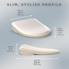 Toto(R) Washlet(R) S7 Electronic Bidet Toilet Seat With Ewater+(R) Bowl And Wand Cleaning, Classic Lid, Elongated, Sedona Beige