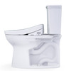 Toto(R) Drake(R) Transitional Washlet(R)+ Two-Piece Elongated 1.28 Gpf Tornado Flush(R) Toilet With S2 Bidet Seat, Cotton White