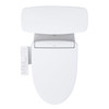 Toto(R) Drake(R) Transitional Washlet(R)+ Two-Piece Elongated 1.28 Gpf Universal Height Tornado Flush(R) Toilet With S2 Bidet Seat, Cotton White