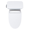 Toto(R) Drake(R) Washlet(R)+ Two-Piece Elongated 1.28 Gpf Universal Height Tornado Flush(R) Toilet With S5 Bidet Seat, 10 Inch Rough-In, Cotton White
