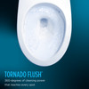 Toto(R) Drake(R) Washlet(R)+ Two-Piece Elongated 1.6 Gpf Tornado Flush(R) Toilet With S2 Bidet Seat, Cotton White
