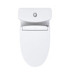 Toto(R) Washlet(R)+ Aquia(R) Iv One-Piece Elongated Dual Flush 1.28 And 0.9 Gpf Toilet And Washlet S5 Bidet Seat, Cotton White
