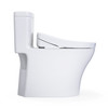 Toto(R) Washlet(R)+ Aquia(R) Iv One-Piece Elongated Dual Flush 1.28 And 0.9 Gpf Toilet And Washlet S5 Bidet Seat, Cotton White