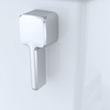 Toto(R) Washlet(R)+ Connelly(R) Two-Piece Elongated Dual Flush 1.28 And 0.9 Gpf Toilet And Classic Washlet S7A Classic Bidet Seat, Cotton White