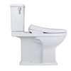 Toto(R) Washlet(R)+ Connelly(R) Two-Piece Elongated Dual Flush 1.28 And 0.9 Gpf Toilet And Classic Washlet S7 Contemporary Bidet Seat With Auto Flush, Cotton White