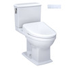 Toto(R) Washlet(R)+ Connelly(R) Two-Piece Elongated Dual Flush 1.28 And 0.9 Gpf Toilet And Classic Washlet S7 Contemporary Bidet Seat With Auto Flush, Cotton White
