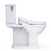 Toto(R) Washlet(R)+ Connelly(R) Two-Piece Elongated Dual Flush 1.28 And 0.9 Gpf Toilet And Washlet S5 Bidet Seat, Cotton White