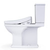 Toto(R) Washlet(R)+ Connelly(R) Two-Piece Elongated Dual Flush 1.28 And 0.9 Gpf Toilet And Washlet S2 Bidet Seat, Cotton White