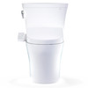 Toto(R) Washlet(R)+ Aquia Iv(R) Arc Two-Piece Elongated Dual Flush 1.28 And 0.9 Gpf Toilet With S2 Bidet Seat, Cotton White