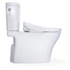 Toto(R) Washlet(R)+ Aquia Iv(R) Arc Two-Piece Elongated Dual Flush 1.28 And 0.9 Gpf Toilet With S2 Bidet Seat, Cotton White