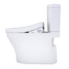 Toto(R) Washlet(R)+ Aquia(R) Iv Two-Piece Elongated Universal Height Dual Flush 1.28 And 0.9 Gpf Toilet And Washlet S5 Bidet Seat, Cotton White