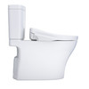 Toto(R) Washlet(R)+ Aquia(R) Iv Two-Piece Elongated Universal Height Dual Flush 1.28 And 0.9 Gpf Toilet And Washlet S2 Bidet Seat, Cotton White