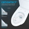 Toto(R) Washlet(R)+ Aquia Iv(R) Cube Two-Piece Elongated Dual Flush 1.28 And 0.9 Gpf Toilet With S2 Bidet Seat, Cotton White