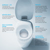 Toto(R) Neorest(R) Nx2 Dual Flush 1.0 Or 0.8 Gpf Toilet With Integrated Bidet Seat And Ewater+(R) And Actilight(R), Cotton White