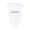 Toto(R) Aurora(Tm) 1G(R) One-Piece Elongated 1.0 Gpf Washlet(R)+ And Auto Flush Ready Universal Height Toilet With Right-Hand Trip Lever, Cefiontect(R) And Ss124 Softclose(R) Seat, Cotton White