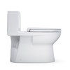 Toto(R) Redington(Tm) 1G(R) One-Piece Elongated 1.0 Gpf Washlet(R)+ And Auto Flush Ready Universal Height Toilet With Right Trip Lever, Cefiontect(R) And Ss124 Softclose(R) Seat, Cotton White