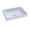 Toto(R) Kiwami(R) Rectangular 20" Vessel Bathrroom Sink With Cefiontect, Cotton White