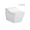 Toto(R) Washlet(R)+ Sp Wall-Hung Square-Shape Toilet With Sw Bidet Seat And Duofit(R) In-Wall 1.28 And 0.9 Gpf Dual-Flush Tank System, Matte Silver - Cwt4494549Cmfga#Ms