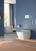 Toto(R) Washlet(R)+ Sp Wall-Hung Square-Shape Toilet With Sw Bidet Seat And Duofit(R) In-Wall 1.28 And 0.9 Gpf Dual-Flush Tank System, Matte Silver - Cwt4494549Cmfga#Ms