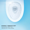 Toto(R) Washlet(R)+ Sp Wall-Hung Square-Shape Toilet With Sx Bidet Seat And Duofit(R) In-Wall 1.28 And 0.9 Gpf Dual-Flush Tank System, Matter Silver