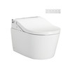 Toto(R) Washlet(R)+ Rp Wall-Hung D-Shape Toilet With Rw Bidet Seat And Duofit(R) In-Wall 1.28 And 0.9 Gpf Auto Dual-Flush Tank System, Matte White