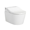 Toto(R) Washlet(R)+ Rp Wall-Hung D-Shape Toilet With Rw Bidet Seat And Duofit(R) In-Wall 1.28 And 0.9 Gpf Auto Dual-Flush Tank System, Matte White