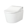 Toto(R) Washlet(R)+ Rp Wall-Hung D-Shape Toilet With Rw Bidet Seat And Duofit(R) In-Wall 1.28 And 0.9 Gpf Auto Dual-Flush Tank System, Matte White