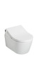 Toto(R) Washlet(R)+ Rp Wall-Hung D-Shape Toilet With Rx Bidet Seat And Duofit(R) In-Wall 1.28 And 0.9 Gpf Auto Dual-Flush Tank System, Matte Silver