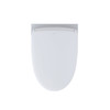 Toto(R) Washlet(R)+ Ep Wall-Hung Elongated Toilet With S7A Contemporary Bidet Seat And Duofit(R) In-Wall 0.9 And 1.28 Gpf Auto Dual-Flush Tank System, Matte Silver