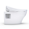 Toto(R) Washlet(R)+ Ep Wall-Hung Elongated Toilet And Washlet S2 Bidet Seat And Duofit(R) In-Wall 0.9 And 1.28 Gpf Dual-Flush Tank System, Matte Silver