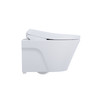 Toto(R) Washlet(R)+ Ap Wall-Hung Elongated Toilet With S7A Contemporary Bidet Seat And Duofit(R) In-Wall 0.9 And 1.28 Gpf Auto Dual-Flush Tank System, Matte Silver