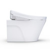 Toto(R) Washlet(R)+ Ap Wall-Hung Elongated Toilet And Washlet S2 And Duofit(R) In-Wall 0.9 And 1.28 Gpf Dual-Flush Tank System, Matte Silver