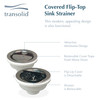 33-in x 22.02-in x 8-in 18 Gauge Double Equa Bowls, Stainless Steel Kitchen Sink, Drop-in Installation with 3-Holes, with Grids, Strainer, Disposer Strainer, Installation Kit