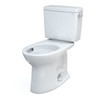 Toto(R) Drake(R) Two-Piece Elongated 1.28 Gpf Universal Height Tornado Flush(R) Toilet With Cefiontect(R) And Right-Hand Trip Lever, Cotton White
