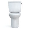 Toto(R) Drake(R) Two-Piece Elongated 1.28 Gpf Universal Height Tornado Flush(R) Toilet With Cefiontect(R) And Right-Hand Trip Lever, Cotton White