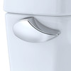 Toto(R) Drake(R) Two-Piece Elongated 1.28 Gpf Universal Height Tornado Flush(R) Toilet With Cefiontect(R) And Right-Hand Trip Lever, Cotton White