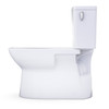 Toto(R) Glaston(Tm) Two-Piece Elongated 1.28 Gpf Universal Height Toilet With Right-Hand Trip Lever And Cefiontect(R), Cotton White