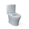 Toto Aquia Iv Two-Piece Elongated Dual Flush 1.28 And 0.9 Gpf Skirted Toilet With Cefiontect, Cotton White