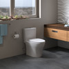 Toto Aquia Iv Two-Piece Elongated Dual Flush 1.28 And 0.9 Gpf Skirted Toilet With Cefiontect, Cotton White