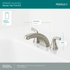 Peerless Parkwood(R): Roman tub trim kit