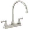 Peerless Elmhurst(R): Two-Handle Kitchen Faucet with Twist Aerator