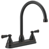 Peerless Elmhurst(R): Two-Handle Kitchen Faucet with Twist Aerator