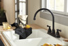 Peerless Elmhurst(R): Two-Handle Kitchen Faucet with Twist Aerator