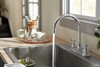 Peerless Elmhurst(R): Two-Handle Kitchen Faucet with Twist Aerator