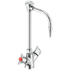Commercial W67 Series Mixing Faucet: Two Handle Deck-mount Single Shank Laboratory Mixing Faucet